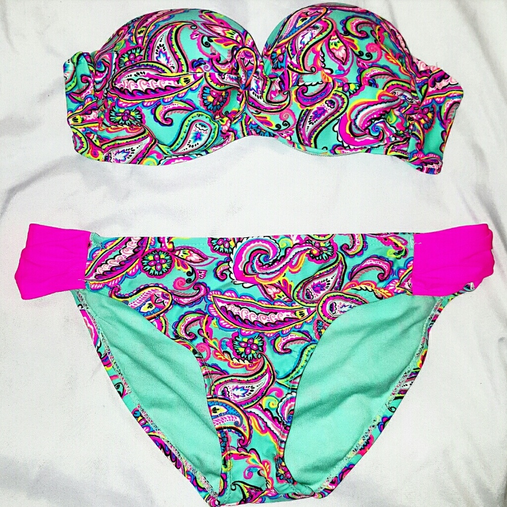 Rue21 Multicolored 2 Piece Padded Bikini